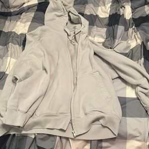 Oversized X-Large jacket but fits more of a large.